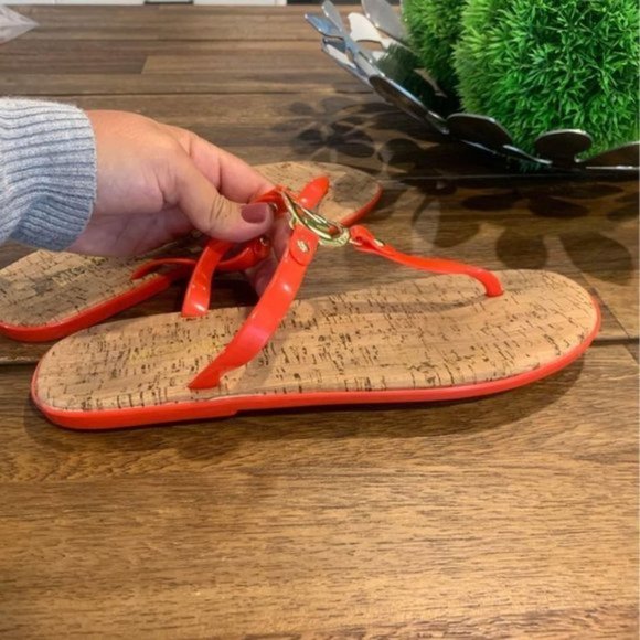 michael KORS sandals. Orange/cork footbed. Size 10. New condition. - Picture 10 of 10